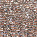 Οπτική ψευδαίσθηση: βρείτε μια κρυμμένη γάτα ανάμεσα στα σπίτια σε