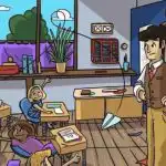 Ο δάσκαλος έχει χάσει ένα σημαντικό αντικείμενο, πρέπει να το