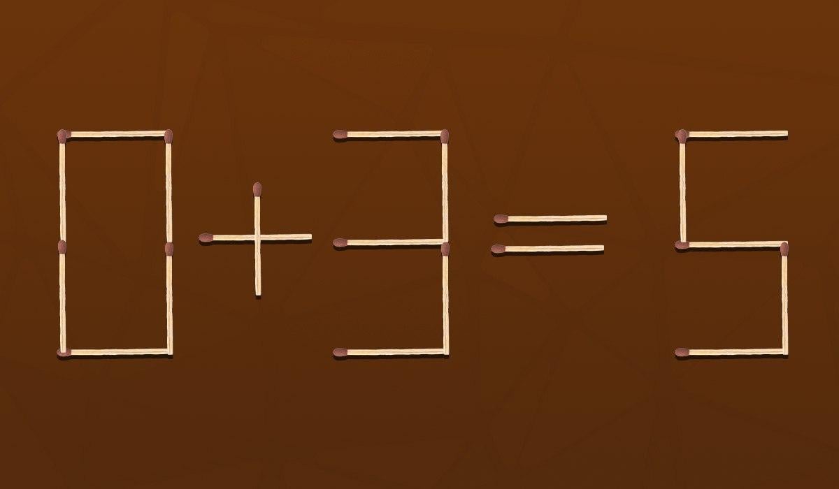 Τεστ IQ: πρέπει να ρίξετε μόνο ένα σπίρτο.