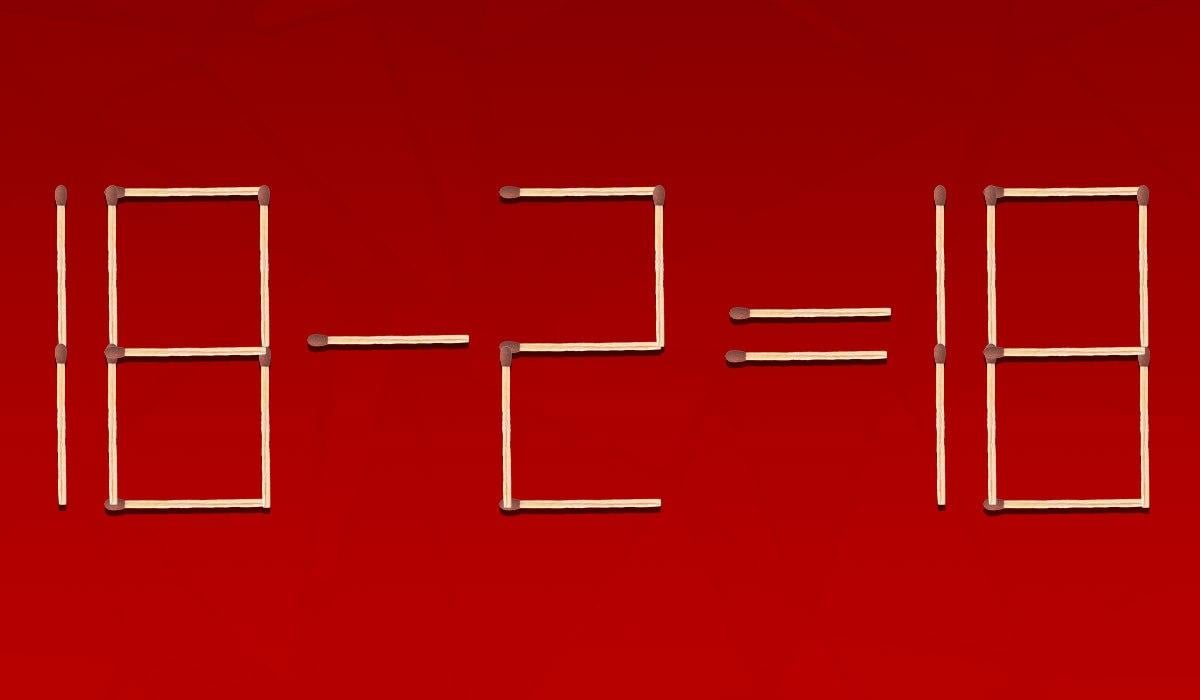 Παζλ 7 δευτερολέπτων: μόνο ένα σπίρτο πρέπει να μετακινηθεί