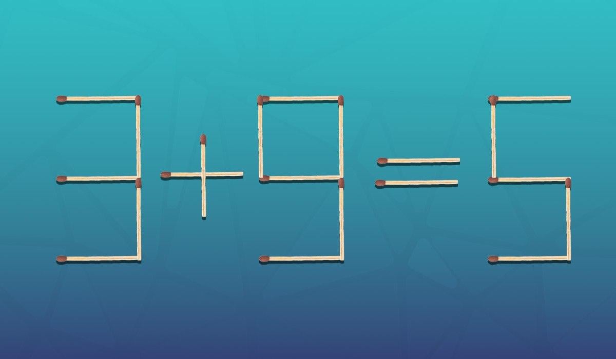 Ποιο σπίρτο πρέπει να μετακινηθεί για να είναι σωστή η ισότητα: ένας γρίφος για ιδιοφυΐες