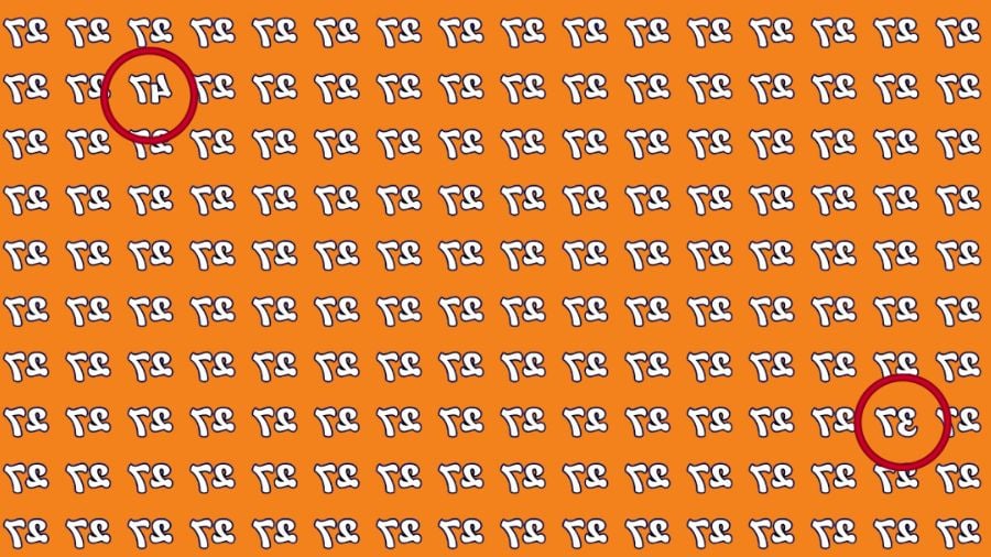 Δύσκολο τεστ IQ: Μόνο οι ιδιοφυΐες μπορούν να βρουν τους ανεστραμμένους αριθμούς 47 και 37 σε 13 δευτερόλεπτα