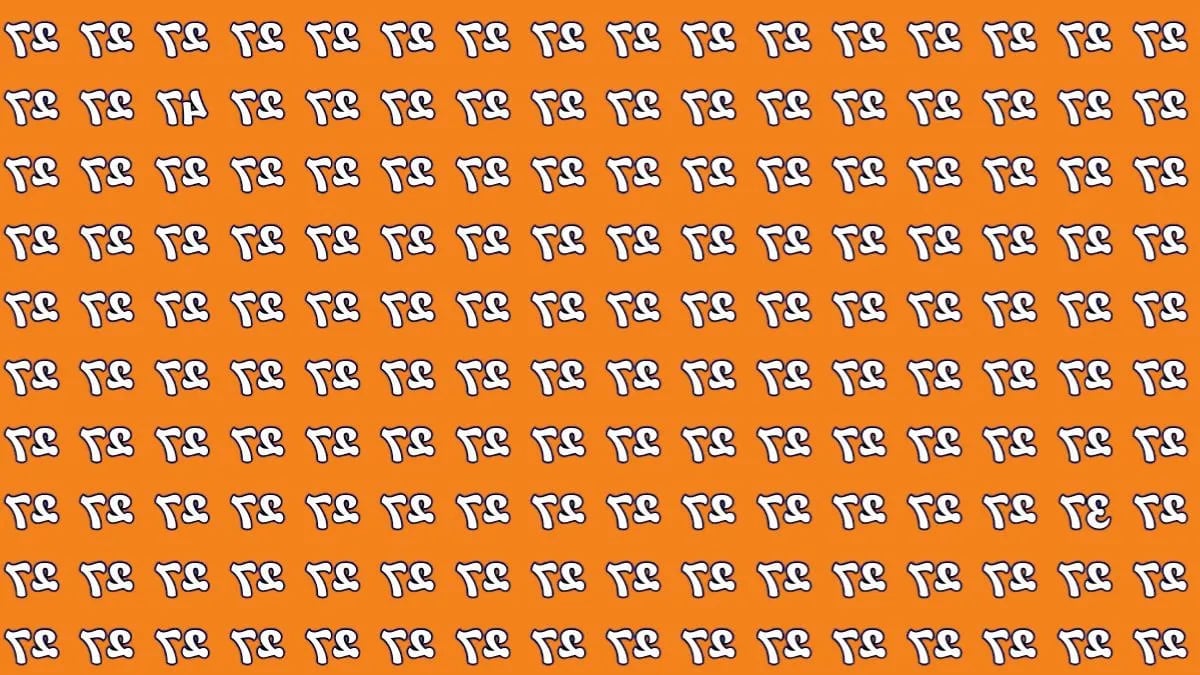 Δύσκολο τεστ IQ: Μόνο οι ιδιοφυΐες θα βρουν τους ανεστραμμένους αριθμούς 47 και 37 σε 13 δευτερόλεπτα